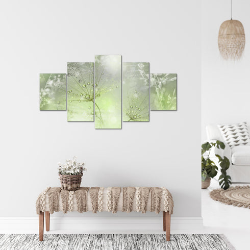 Wandbilder Wohnzimmer XXL Pusteblume Moderne Bild Gräser